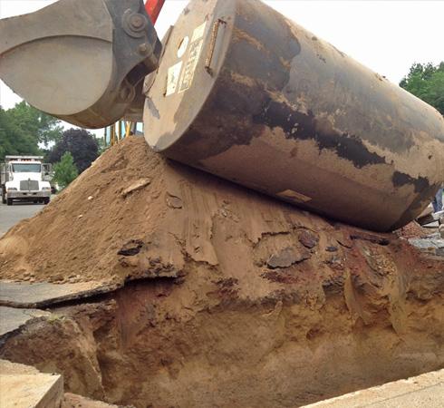 Commercial Oil Tank Removal in Glastonbury CT