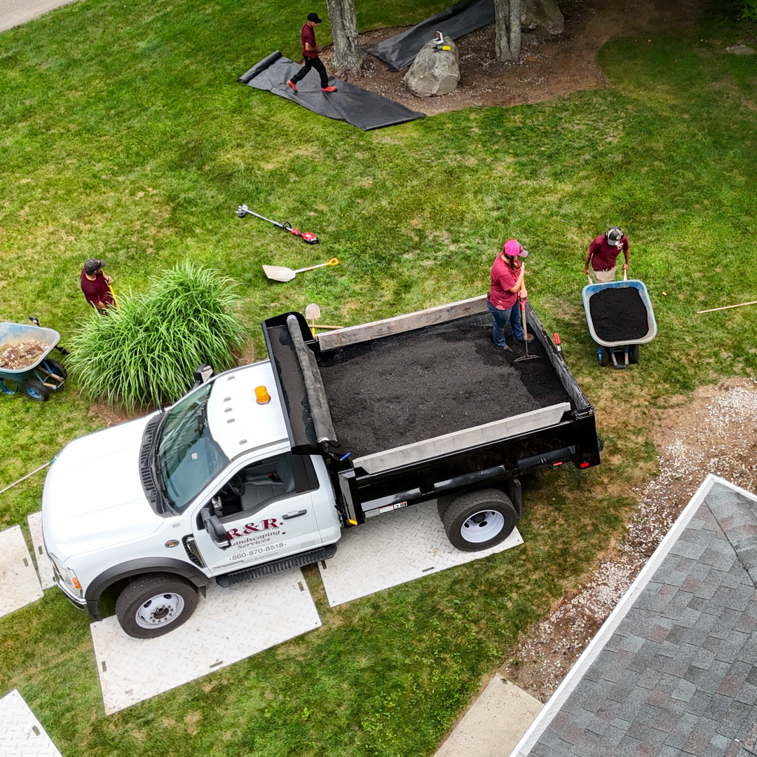 Hassle free material delivery in Mansfield & Bolton, CT