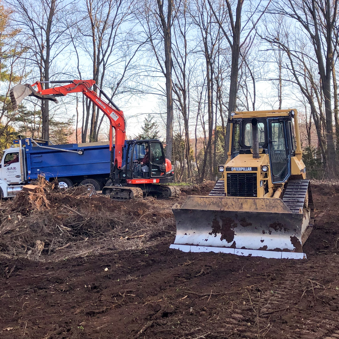 Stump grinding and excavation in Manchester & Coventry, CT